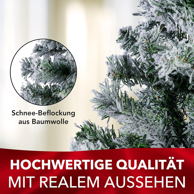 Xonic® Claus künstlicher Weihnachtsbaum Grün - 5 Grössen: 120-240cm - Realistischer Tannenbaum mit M