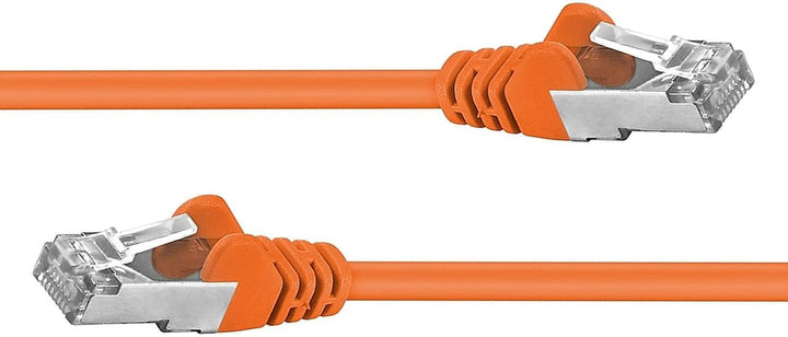 PremiumCord Netzwerkkabel, Ethernet, LAN & Patch Kabel CAT6a, 10Gbit/s, S/FTP PIMF Schirmung, AWG 26