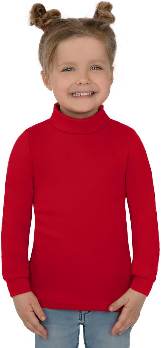 Trigema Mädchen Langarmshirt 116 Rot (Kirsch 036), 116 Rot (Kirsch 036)