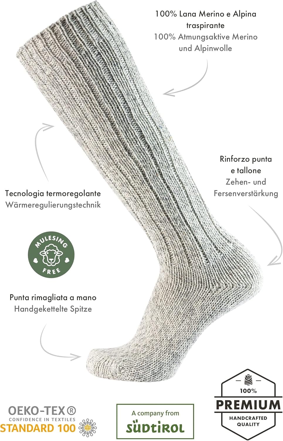Miribung Wollsocken Wool aus 100% Wolle für EIN besonders Gefühl von Natürlichkeit und Komfort - war