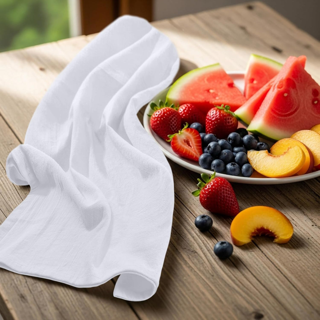 Utopia Kitchen Geschirrtücher mit Mehlsack, 71 x 71 cm, ringgesponnene 100 % Baumwolle, maschinenwas