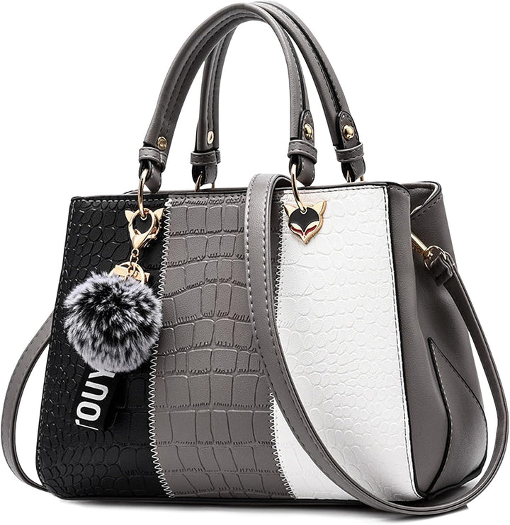 DIRRONA Elegant Damen Handtasche Schultertasche Gross Kapazität Umhängetasche Beiläufig Reise Tasche