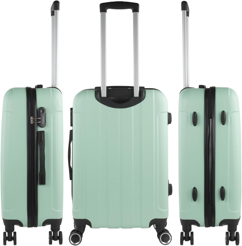 ITACA - Reisekoffer der Firma, Set mit 4 Rädern – Set Travel Cases ABS – Set Sturdy and Light Travel