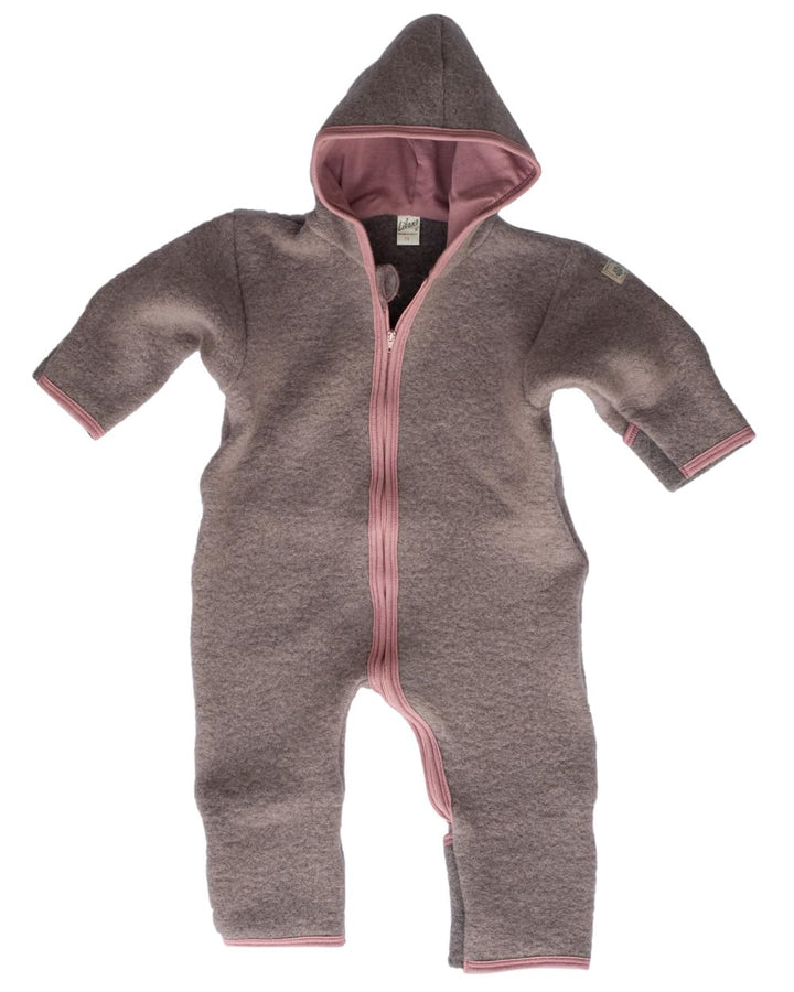 Lilano, Wollfilz Winter Anzug mit gefütterter Kapuze, 80% Wolle (kbT), 20% Baumwolle (KBA) 80 Mauve,