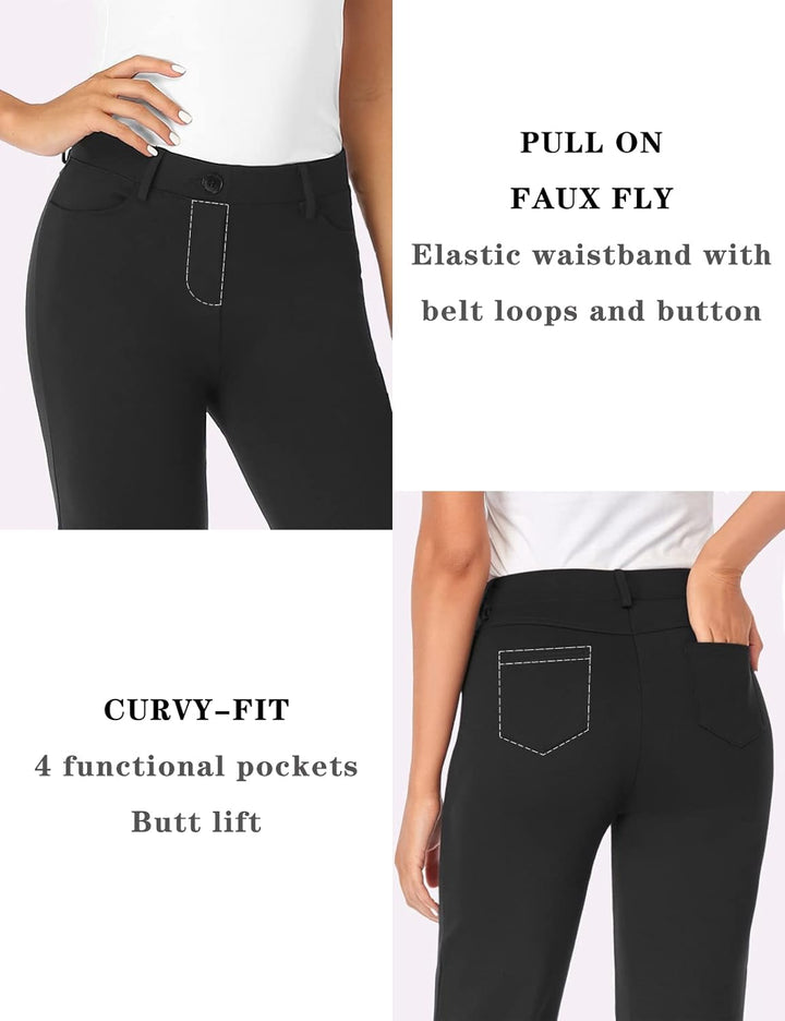 Tapata Damen 71cm/76cm/81cm/86cm Bootcut Stretch-Hose mit 4 Taschen, Tall/Lang/Regulär/Petite Für Bü