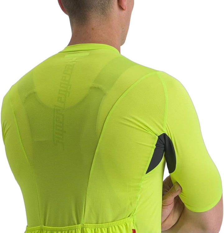 CASTELLI Herren Superleggera 3 Jersey T-Shirt (1er Pack) XXL Elektrischer Kalk, XXL Elektrischer Kal