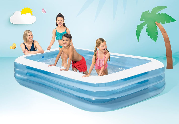 Intex 58484NP - Schwimm-Center Family Uni, 305 x 183 x 56 cm Blau 305 x 183 x 56 cm, Blau 305 x 183