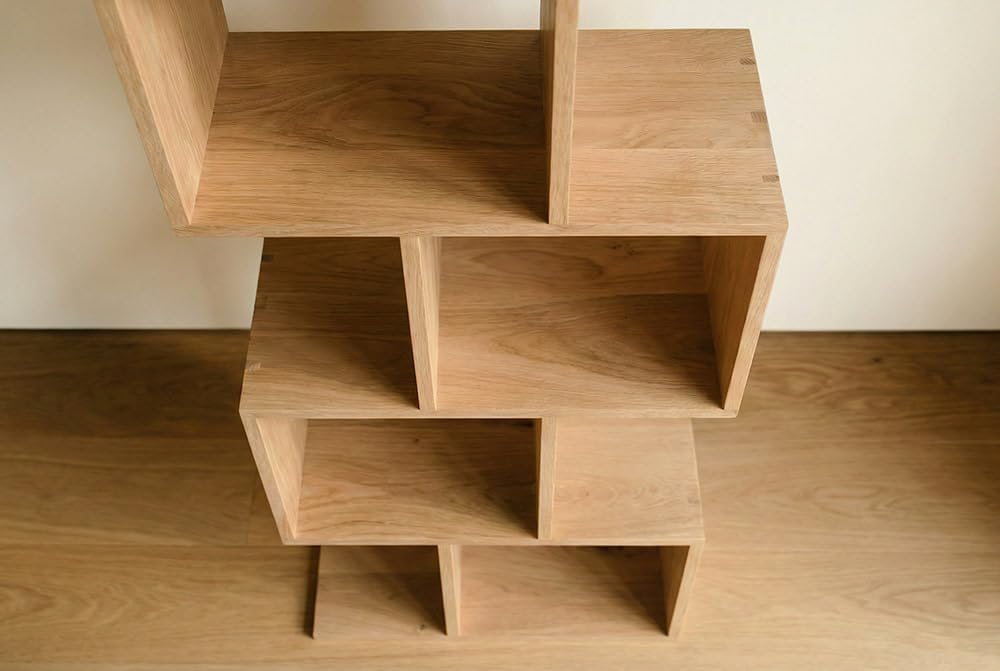 Regal MAKASSAR 50cm - natur - Mangoholz einzigartige Maserung Natur 50 x 30 x 150 cm, Natur 50 x 30