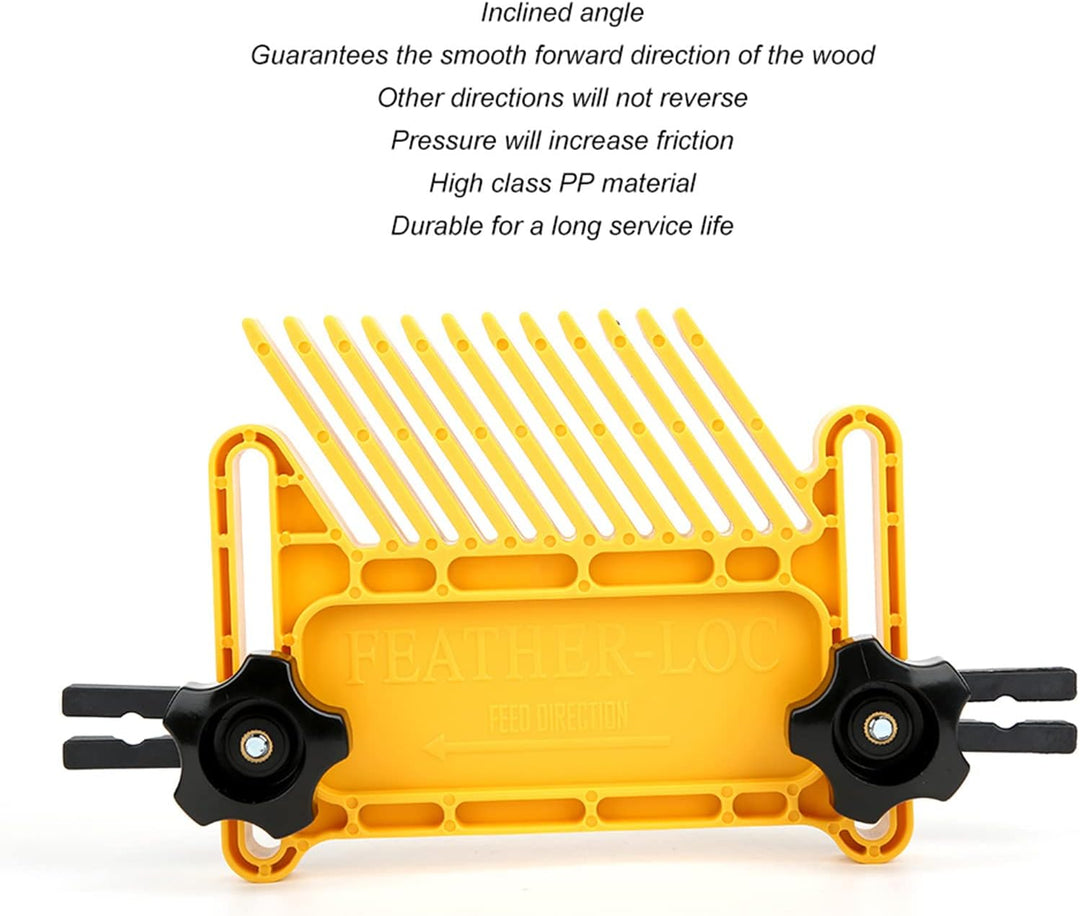 Federbrett für Frästisch, Featherboards Druckkamm Nut und Federbretter Doppel Federbrettern, für Ti