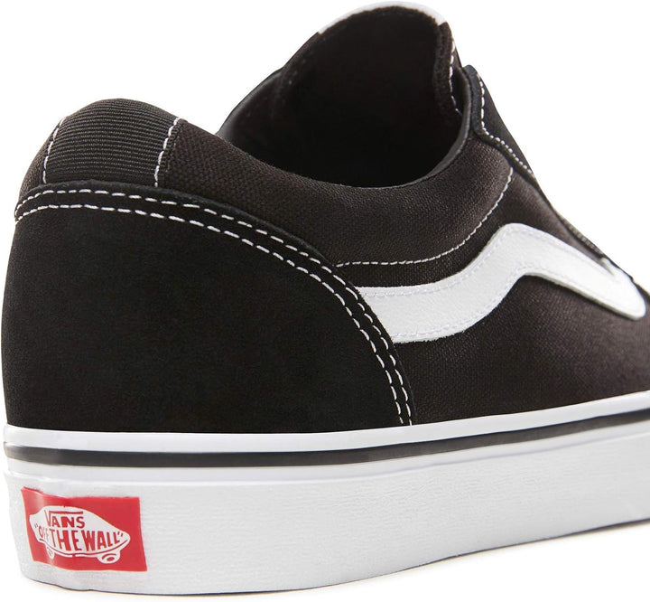 Vans Herren WardSneaker 42.5 EU Black And White, 42.5 EU Black And White