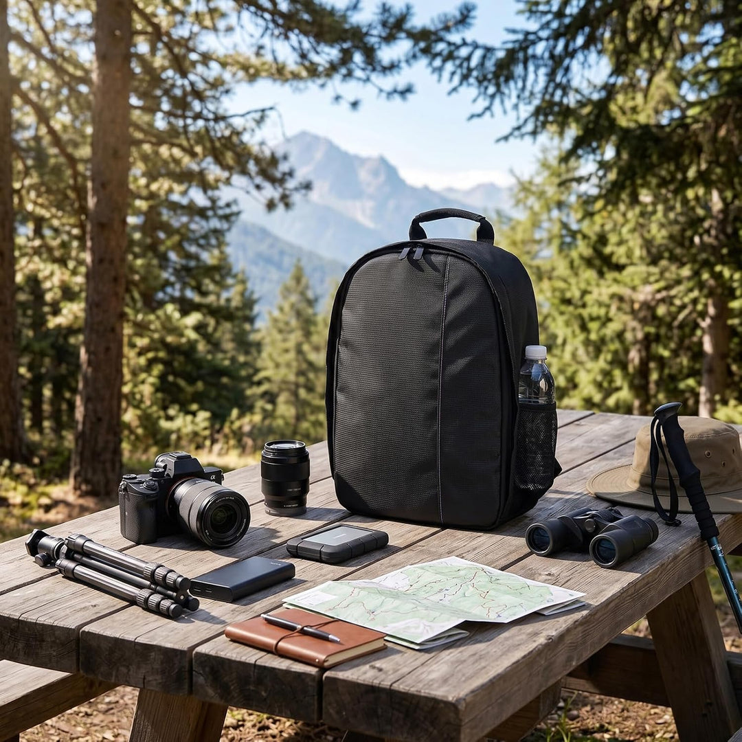 Kamerarucksack, Fotorucksack Leicht und Kompakt Kamera Rucksack - Lila, Lila