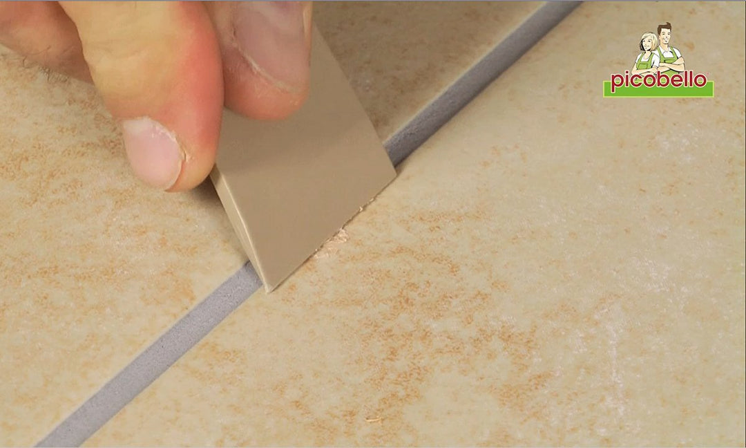Picobello Reparatur-Set (Mini) | Farbset Weiss/Grau mit 5 Kerami-Fill Stangen I Fliesen-Reparatur-Se