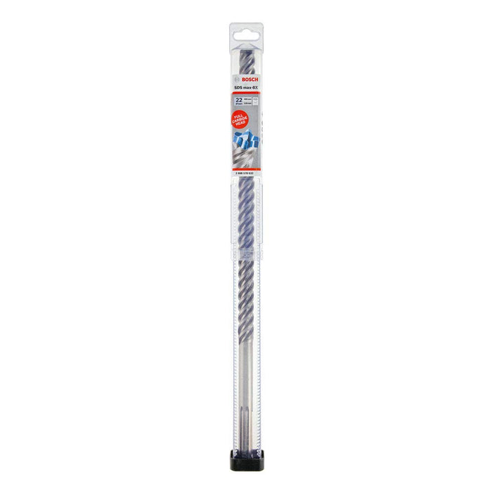 Bosch Accessories Hammerbohrer SDS max-8X (Masse 22x400x520 mm, Bohrer für Beton und Normalbeton) 26