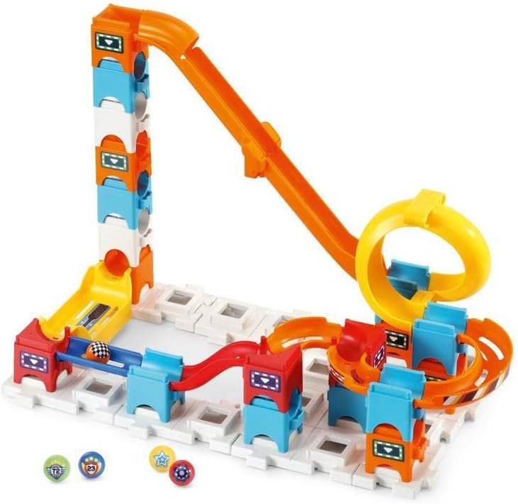 VTech 80-519323 Marble Rush Racing Set Electronic M200E - Lernspielzeug - mit Licht- und Soundeffekt