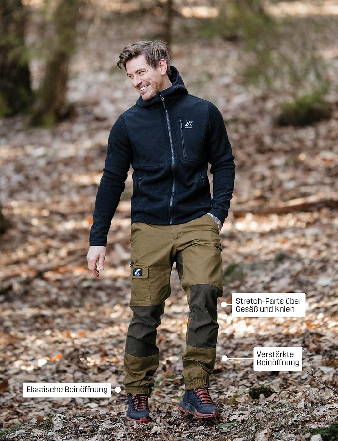 RevolutionRace Herren Nordwand Pants, Hose zum Wandern und für viele Outdoor-Aktivitäten XL Cub, XL