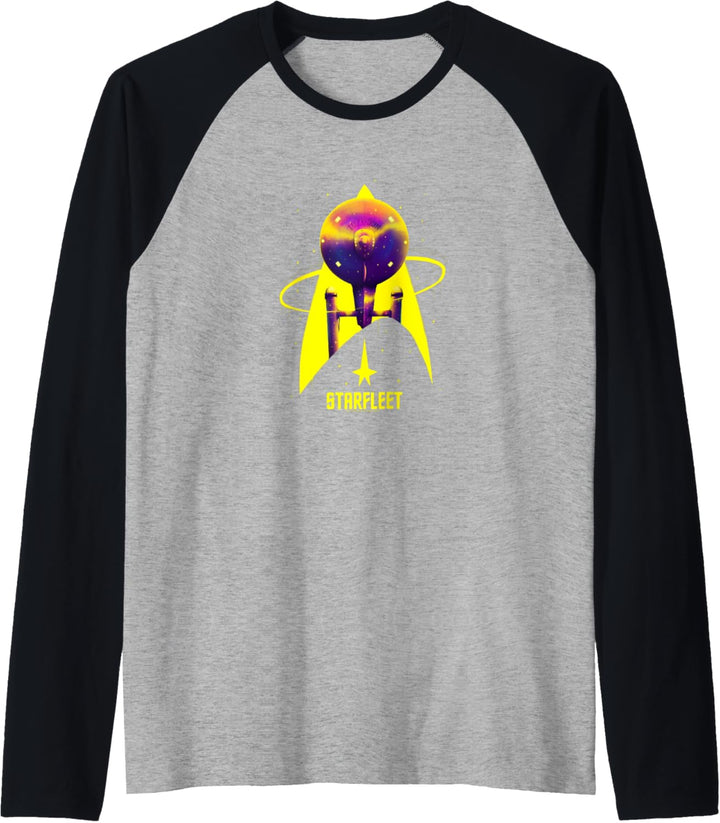 Star Trek: The Original Series Starfleet Yellow With Purple Raglan