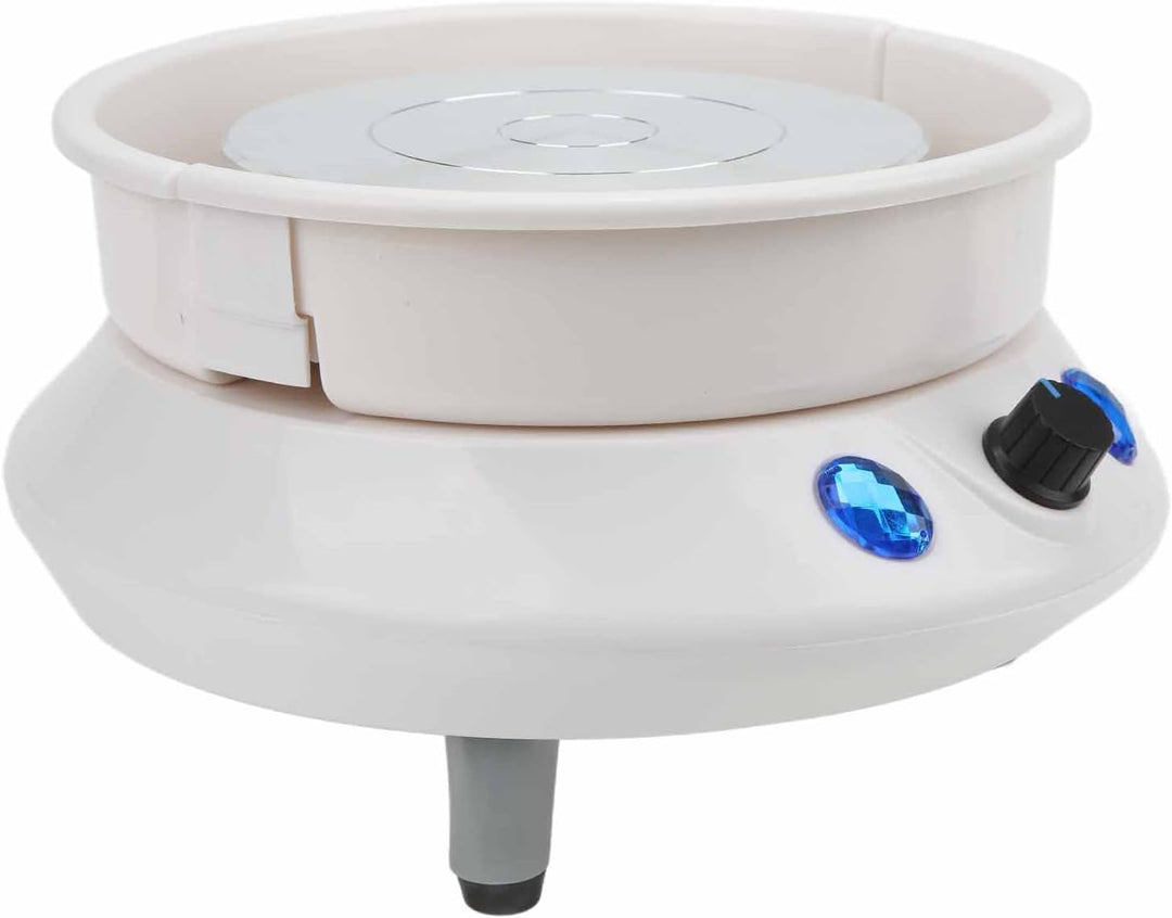 Zerodis Mini-Töpferscheibe, Humanisiertes Design, 200 U/min, Kompakte Struktur für Töpfer-Baumarkt (