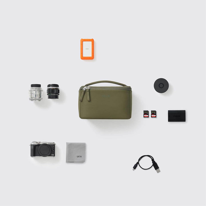 Urth Arkose 3,7L Kamera-Einsatztasche – Wasserabweisende, gepolsterte, recycelte Tasche für DSLR/SLR