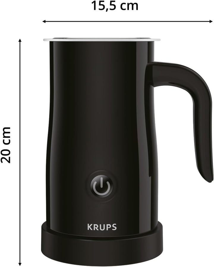 Krups Elektrischer Milchaufschäumer XL1008 | Bis zu 150 ml Aufschäumkapazität | Einfache Bedienung a