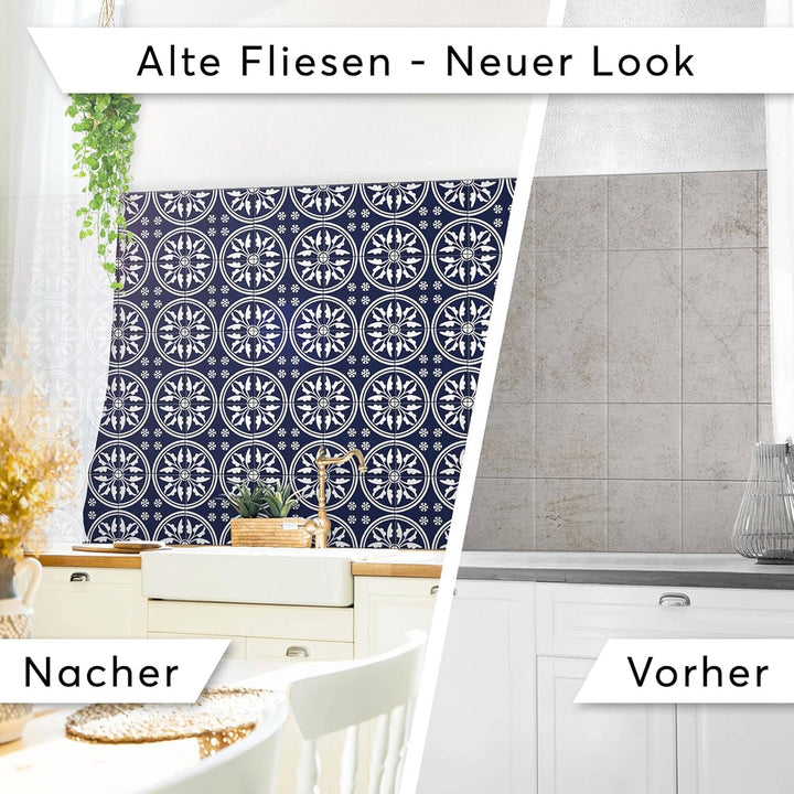 CREATISTO Mosaik Klebefliesen Stickerfliesen Fliesenfolie - Aufkleber Folie für Fliesen I Stickerfli