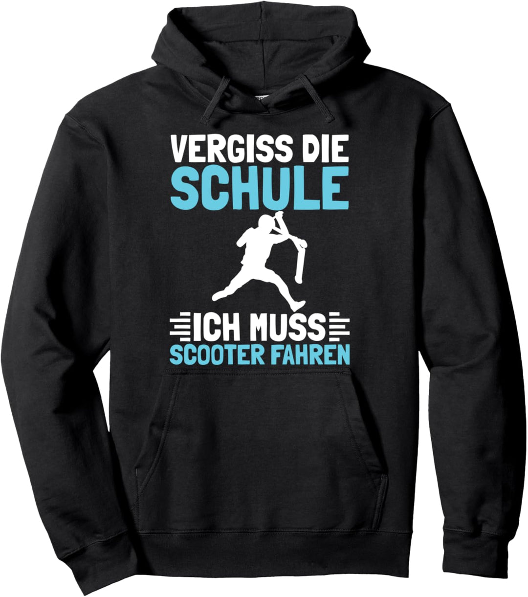 Vergiss Die Schule Tretroller Roller Stunt Scooter Jungen Pullover Hoodie