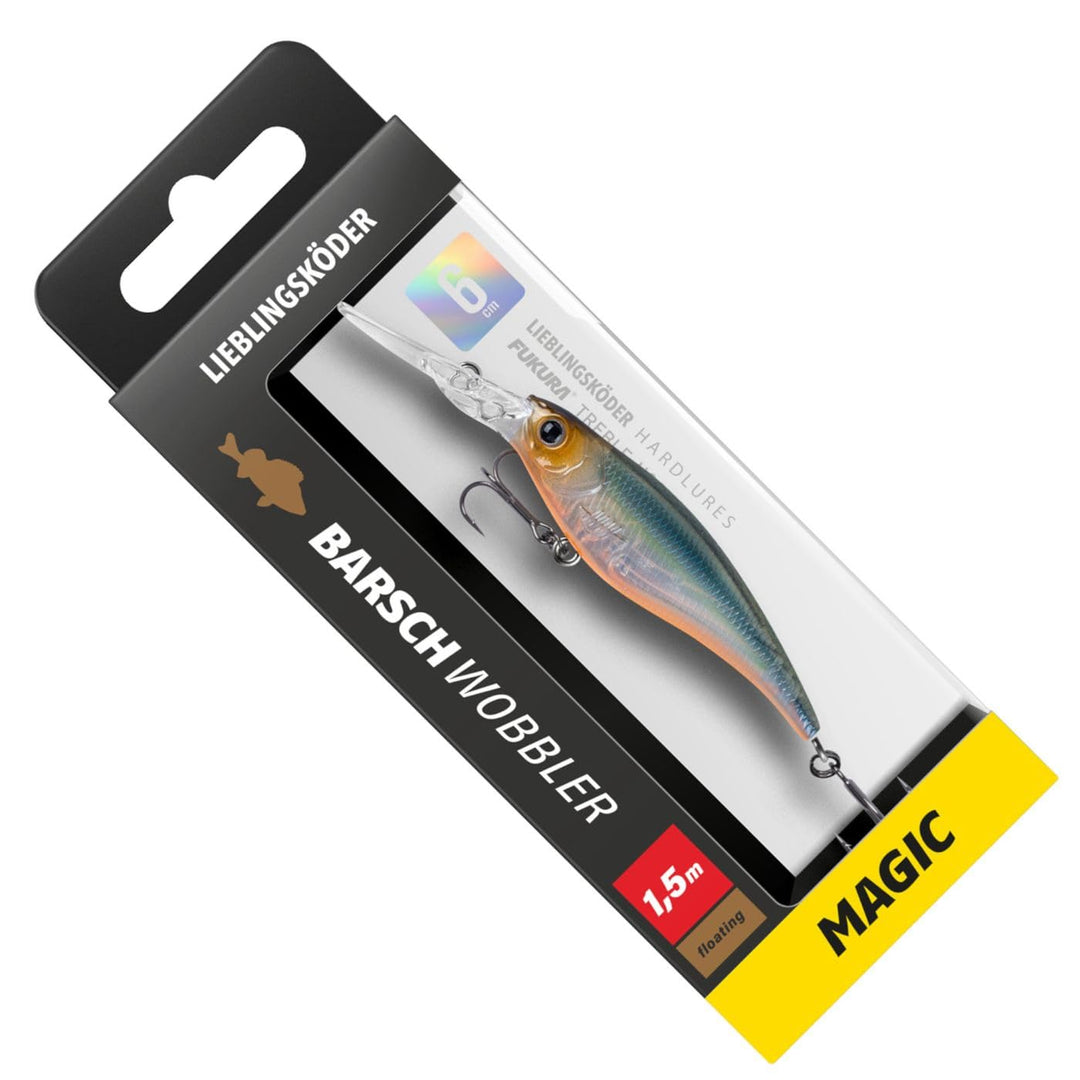Lieblingsköder Barschwobbler 6cm 5,3g - Wobbler Magic, Magic