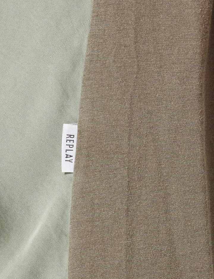 Replay Damen T-Shirt S 238 Army Green, S 238 Army Green