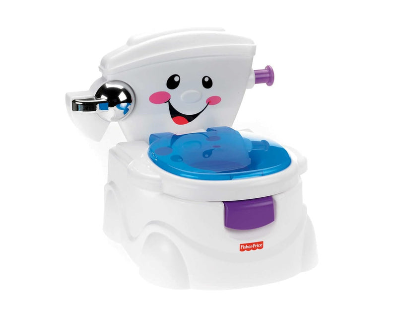 Fisher-Price P4326 - Meine erste Toilette, Töpfchen, mit Geräuschen und Musik, für Kleinkinder meine