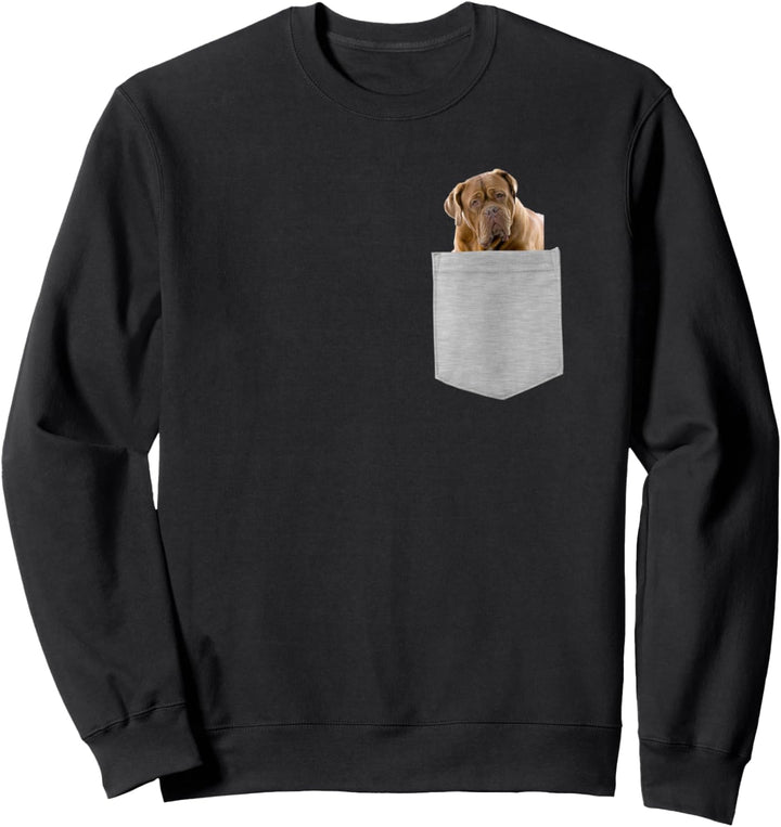 Bull Mastiff Dog In Your Pocket Sweatshirt