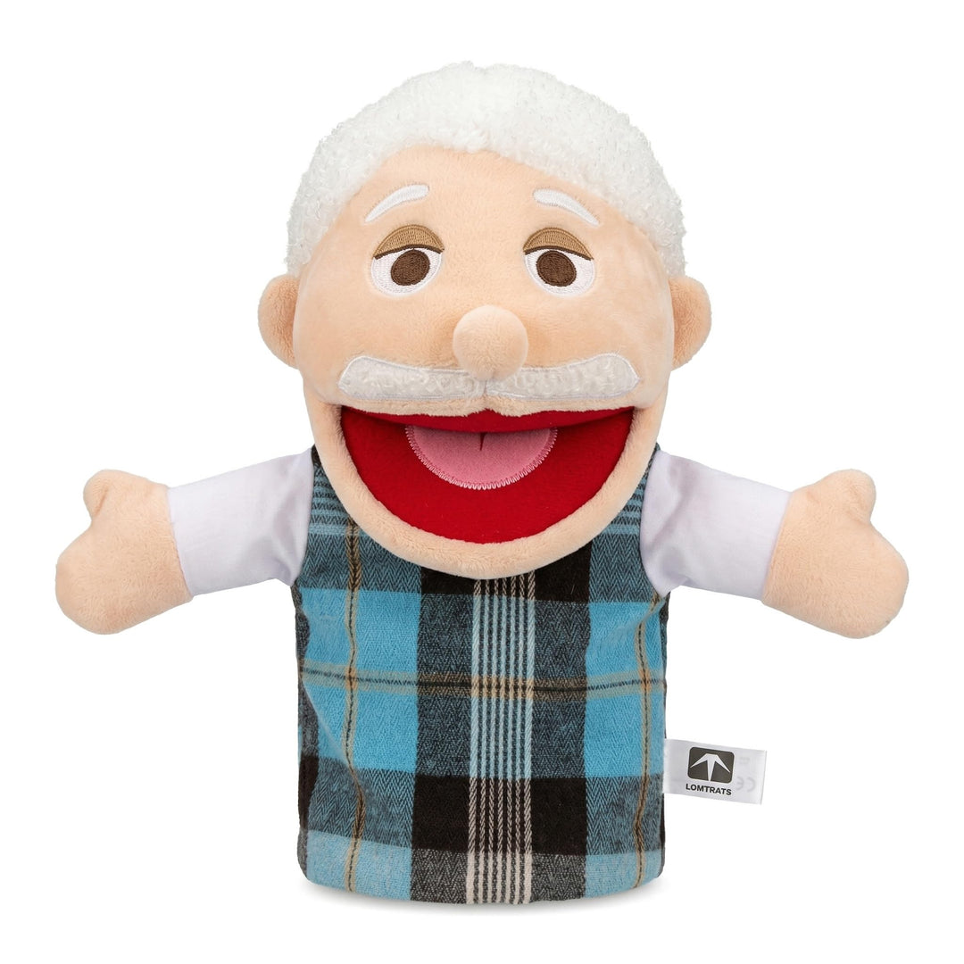 Familie Handpuppen für Kinder, beinhaltet Opa, Oma, Papa, Mama, Tochter, Sohn mit beweglichen offene