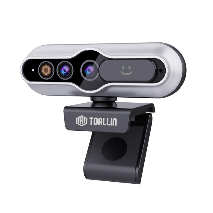 TOALLIN 2K QHD-Webcam mit Windows Hello, Gesichtserkennungs-Webcam, 5 Millionen Pixel, Computerkamer