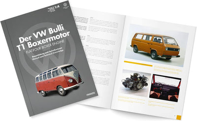 FRANZIS 67152 – Volkswagen VW Bulli T1 Boxermotor, originalgetreuer Motorbausatz des 4-Zylinder Moto