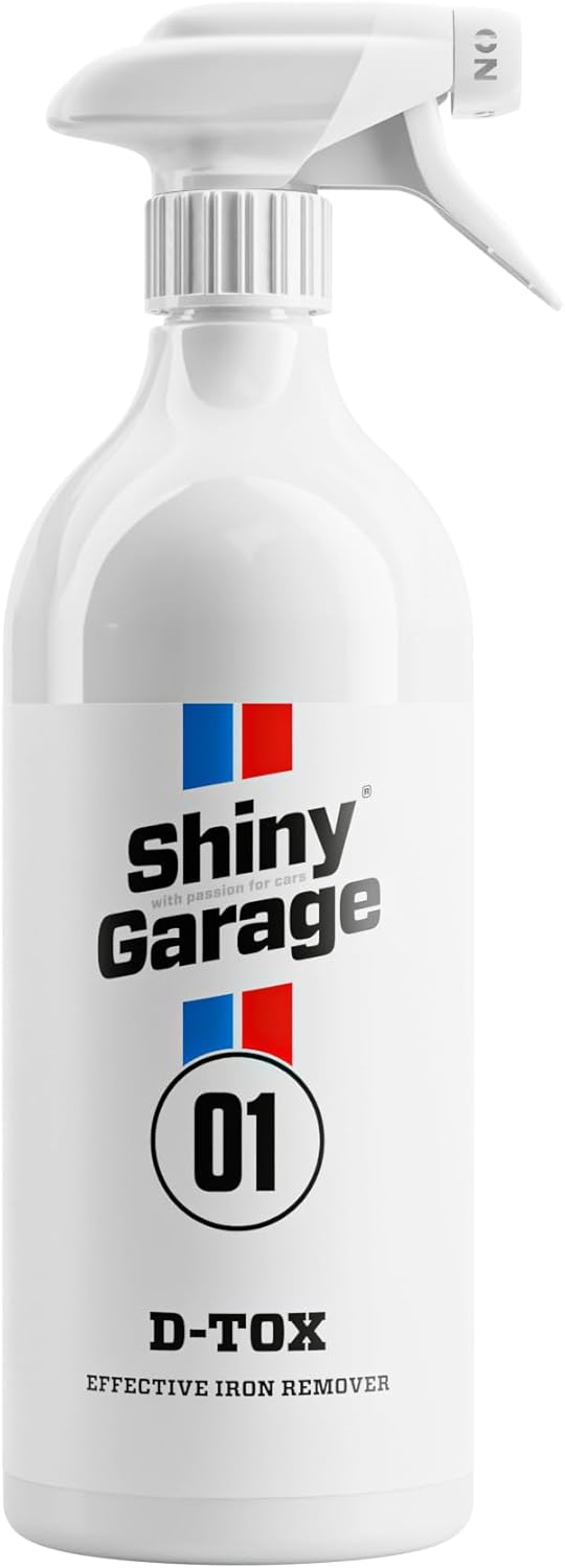 Shiny Garage Flugrostentferner Auto “D-Tox” 1 Liter - Auto Felgenreiniger - Für Starke Verschmutzung