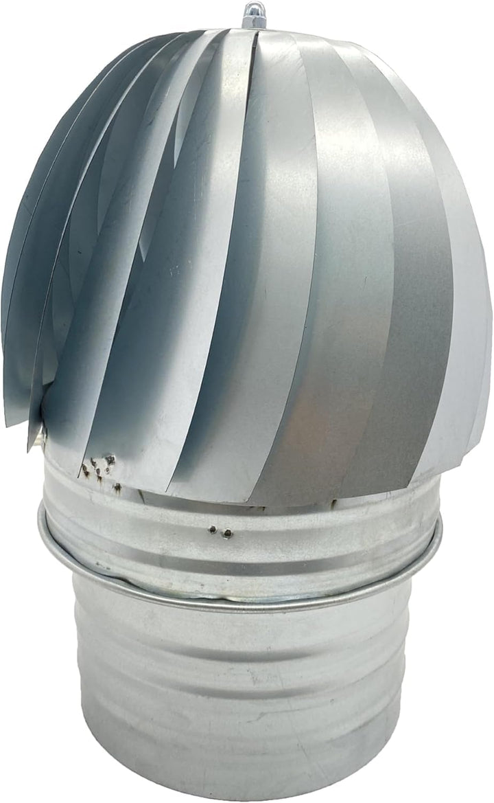 Schornstein-Hut aus verzinktem Stahl, drehbarer Rauchabzug, 200 mm 200MM, 200MM