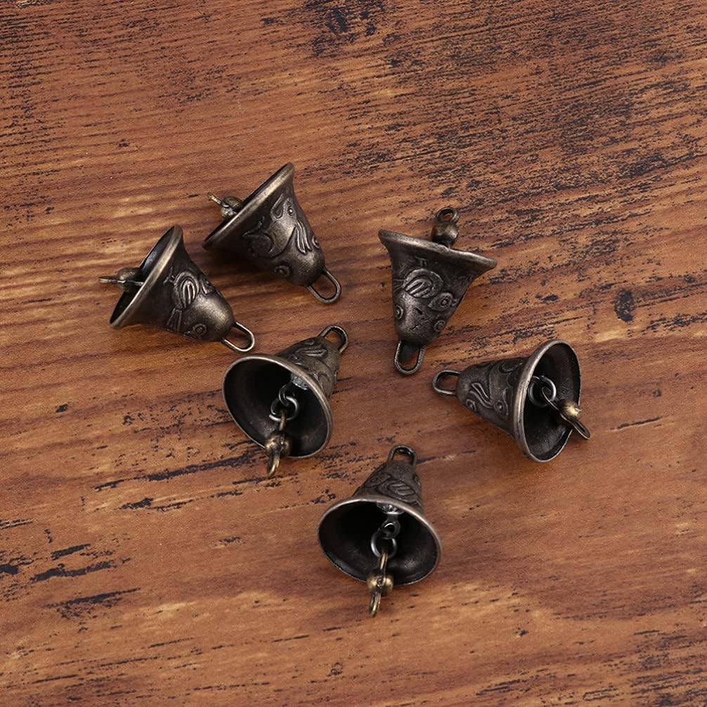 YARNOW Glöckchen Metall Vintage Antike Wind Glocken Anhänger Basteln Handwerk Glocken Feng Shui Glüc