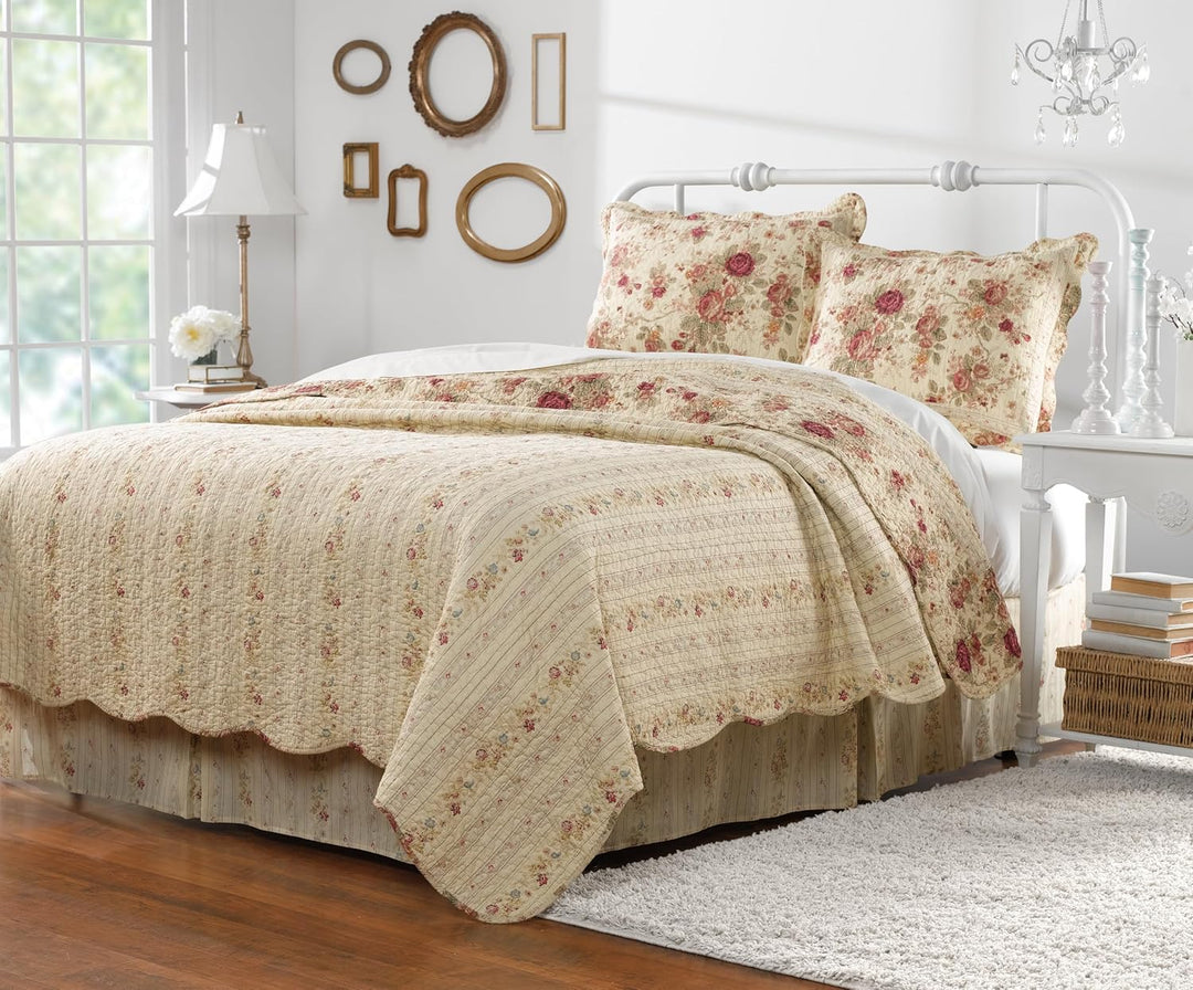 Greenland Home Antique Rose Full/Queen Quilt Set by Greenland Home, Queen