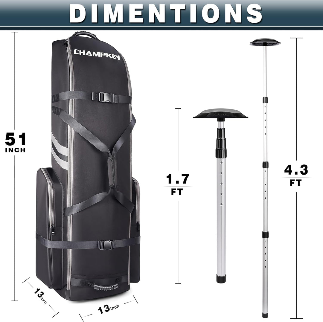 CHAMPKEY Golf Nein Verschiedene Grössen grau, Verschiedene Grössen grau