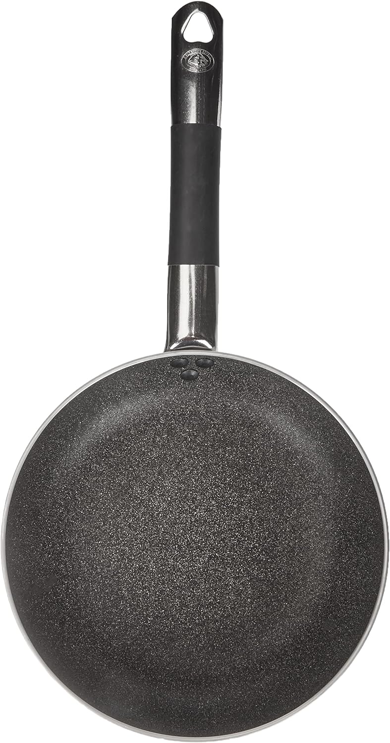 Pentole Agnelli ALSC111BBGC24 Shark Skin Pfanne, antihaftbeschichtet, 24 cm 24 cm Tief, 24 cm Tief