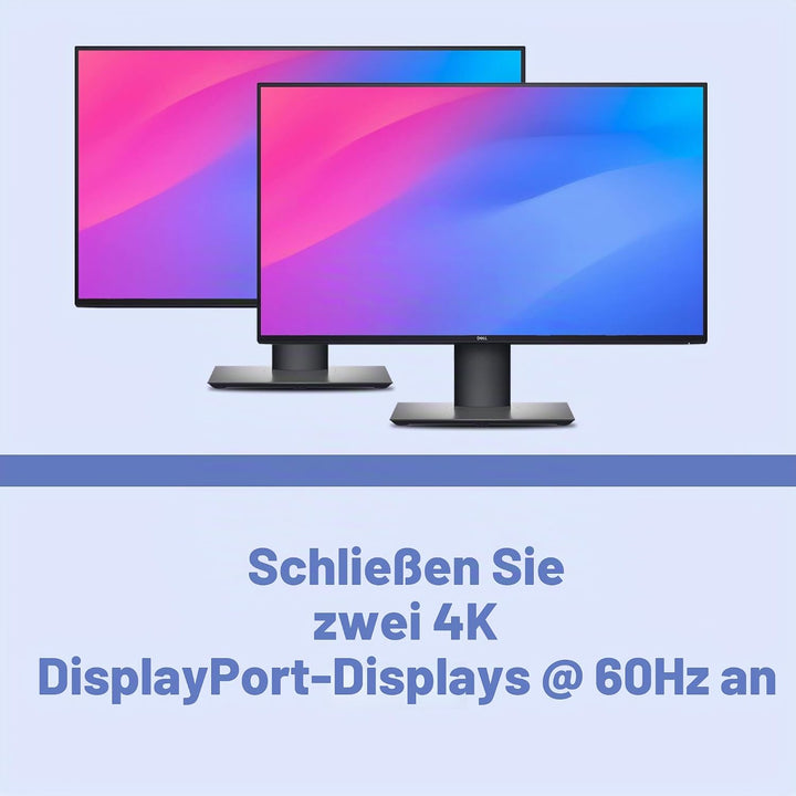 Sonnet DisplayLink Dual 4K DisplayPort Adapter für M1 Macs USB3-DDP4K