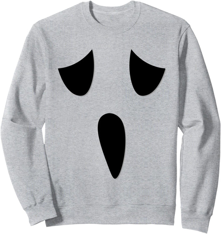 Geisterkostüm für Kinder, Halloween-Kostüm, Ghoul-Gesicht Sweatshirt