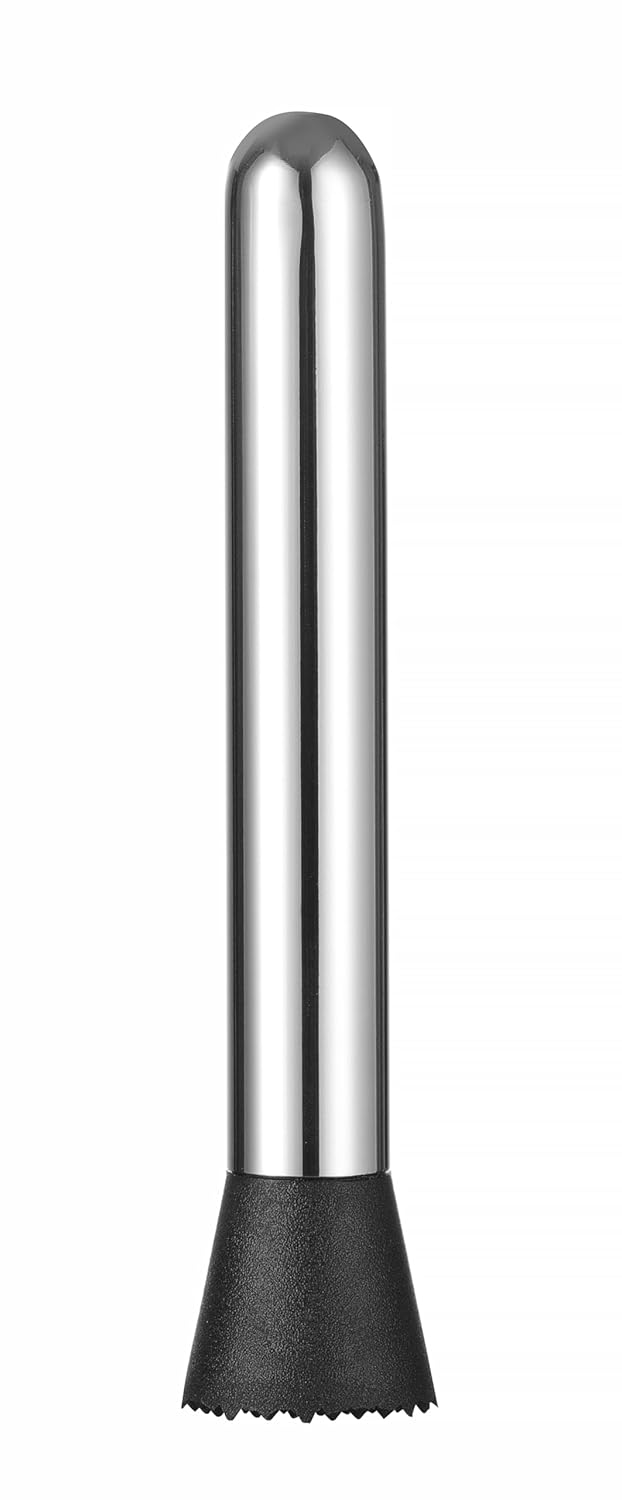 HENDI Cocktail Set, BarUp, 5-teilig: Boston Cocktail Shaker 500/800ml, Hawthorne Cocktailsieb, Stöss