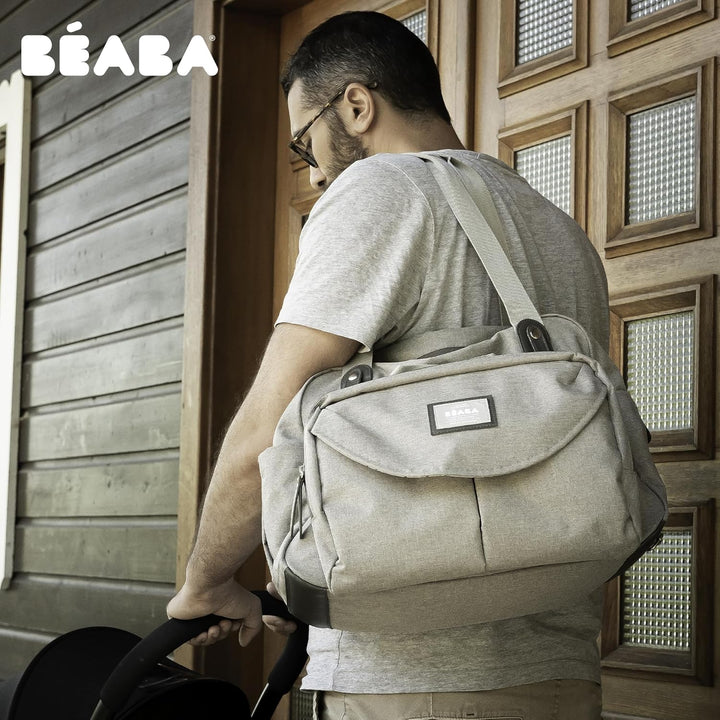 Béaba – Wickeltasche Genève II – Modulierbar, vielfältige Staumöglichkeiten – Vordertasche, Wickelun