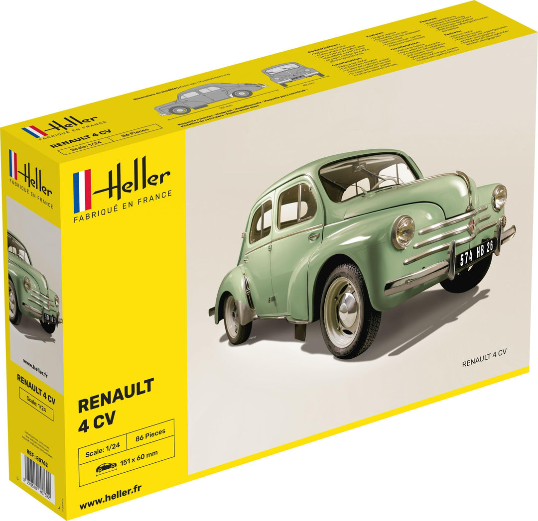 Heller 80762 Modellbausatz Renault 4 CV