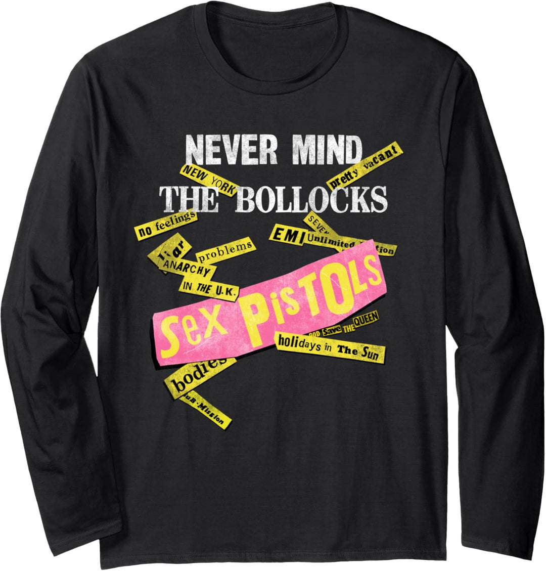 Offizielle Tabs von Sex Pistols Never Mind The Bollocks Langarmshirt