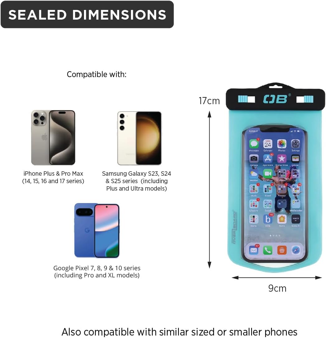 Overboard wasserdichte Handyhülle für iPhone X / 8 Plus / 8/7 Plus / 7 / 6s Plus / 6s /6 Plus, Samsu