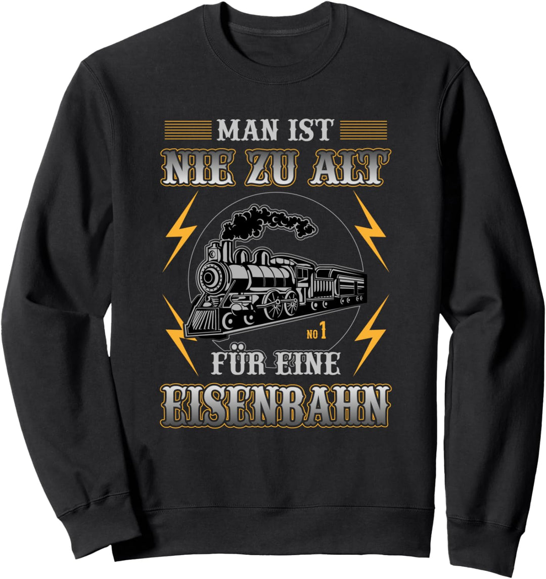 Modelleisenbahn Eisenbahner Hobby Geschenk Ruhestand Sweatshirt