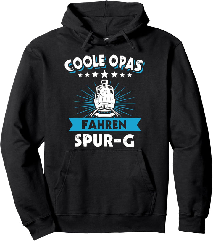 Gartenbahn Dampflok Modelleisenbahn Opa Geschenk Opas Pullover Hoodie