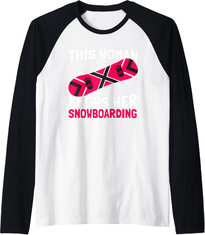 Snowboard Wintersport - Apres-Ski Snowboarder Raglan