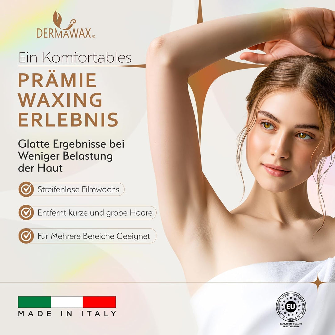 1 kg Dermawax Vanille Wachs Filmwachs Premium Heisswachs Waxing Perlen Wachsperlen ohne Wachsstreife