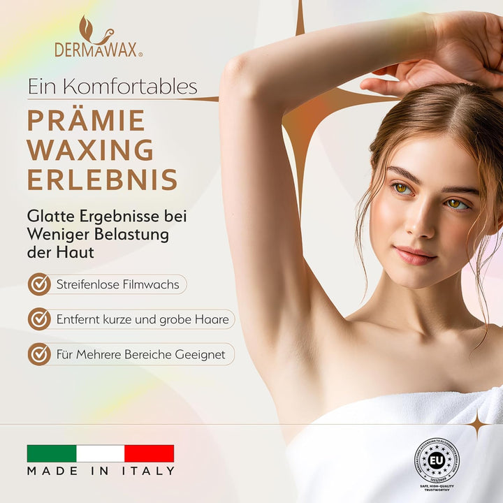 1 kg Dermawax Vanille Wachs Filmwachs Premium Heisswachs Waxing Perlen Wachsperlen ohne Wachsstreife